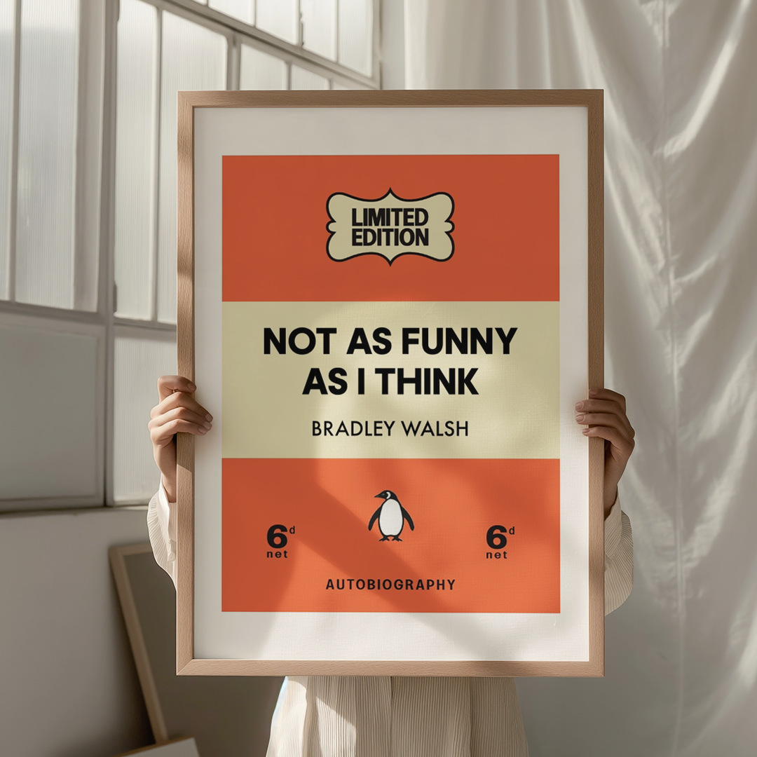 penguin book prints- NOT AS FUNNY AS I THINK
