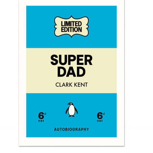 penguin book prints-super dad
