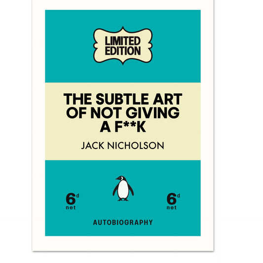 penguin book  prints-the-subtle-art-of-not-giving-a-f-k
